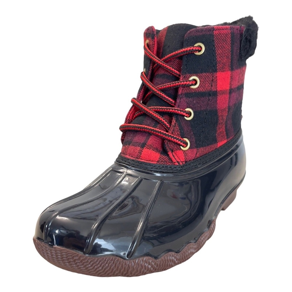 Jessica Carlyle Size 2 Duck Boot Lace Up Children Shoe